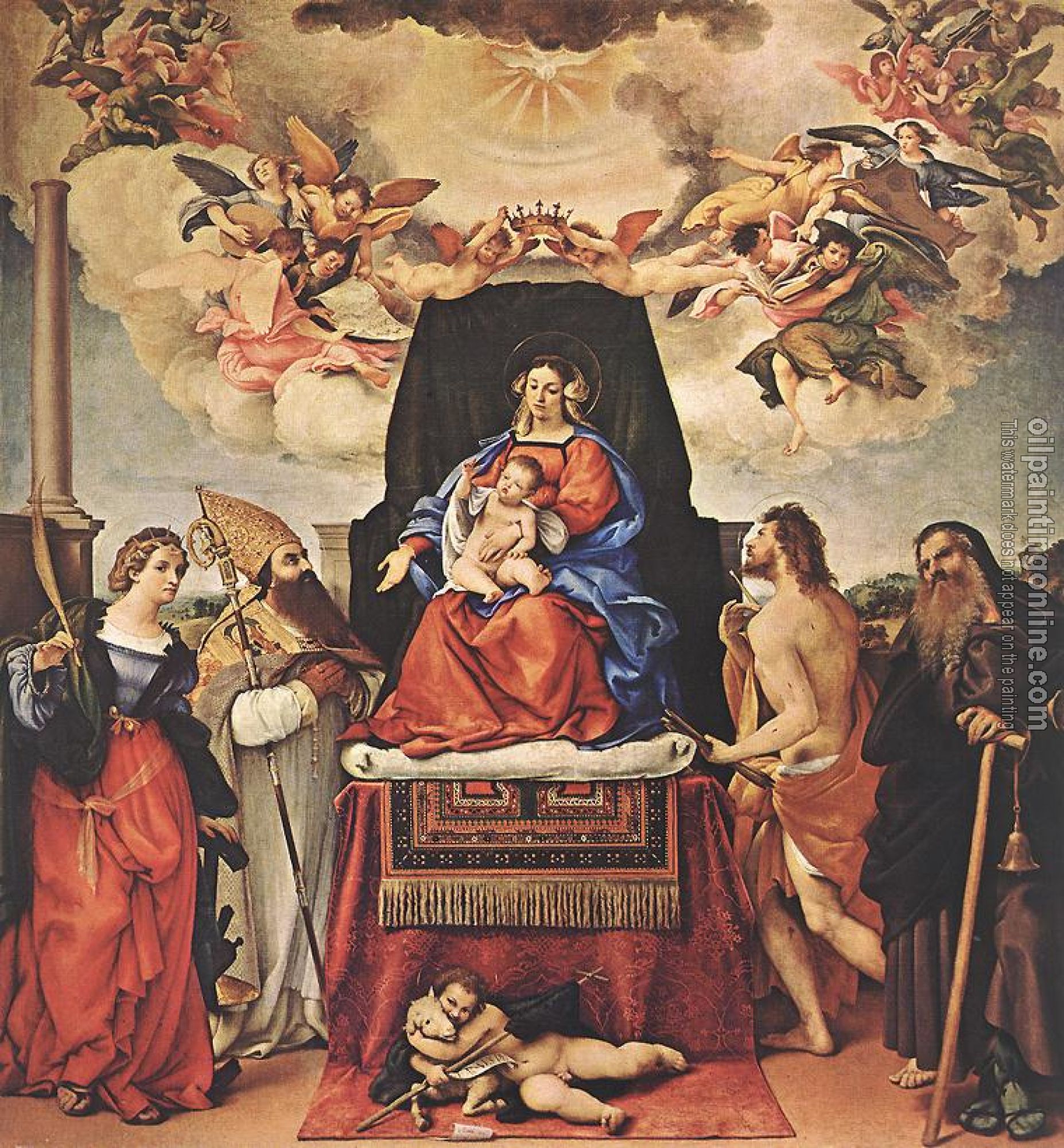 Lotto, Lorenzo - Madonna and Child with Saints